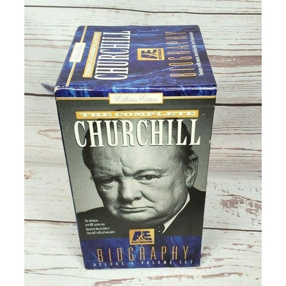 Winston Churchill A&E Biography VHS Set - Picture 1 of 7